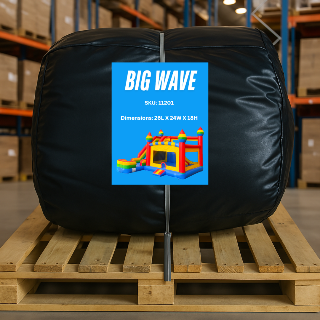 BIG WAVE - 15FT Rainbow Castle Inflatable Combo