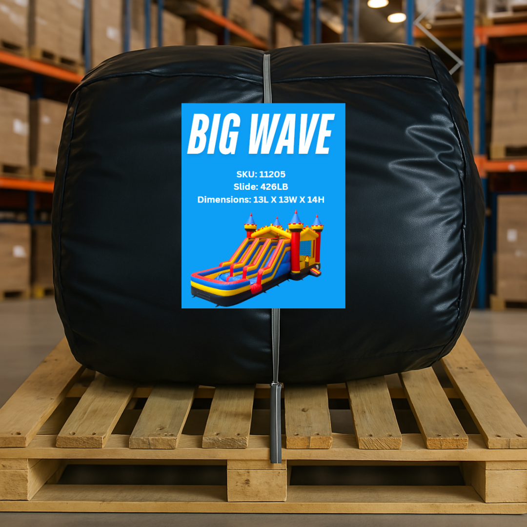 BIG WAVE - 15FT Royal Fortress Triple Lane Combo