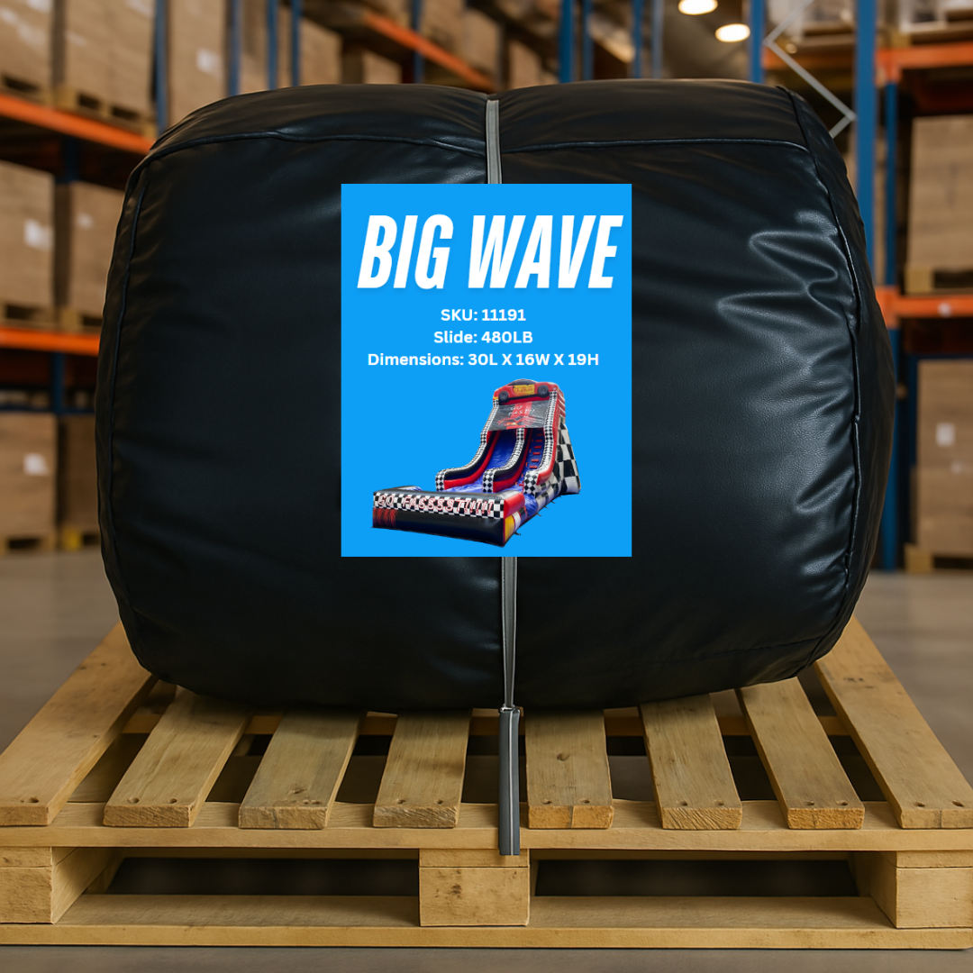 BIG WAVE - 19FT Supreme Speedway Splash Wet/Dry Water Slide