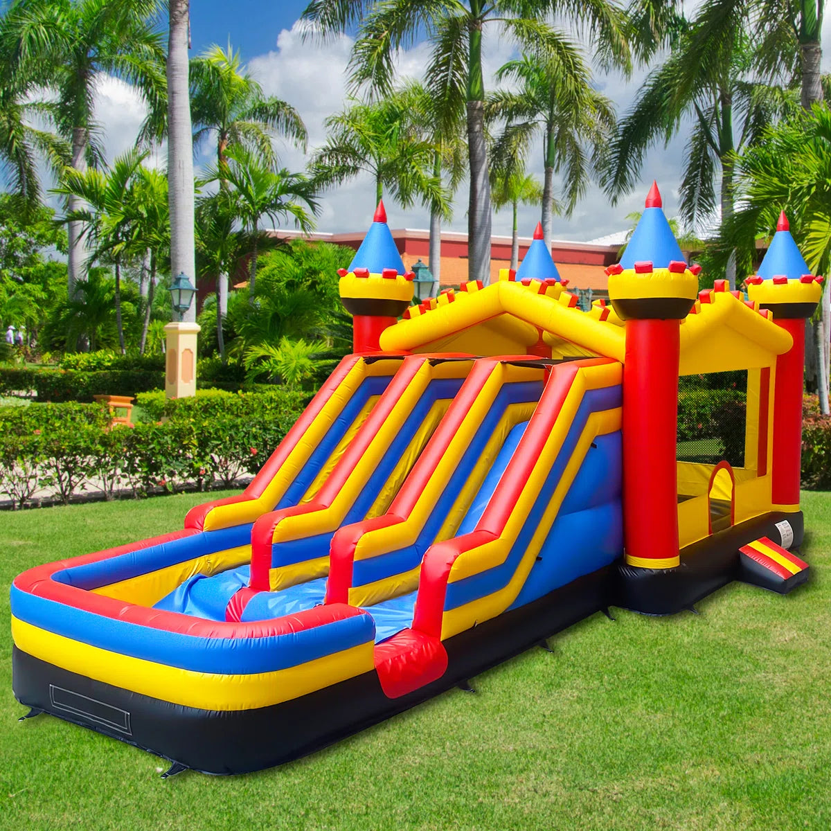 BIG WAVE - 15FT Royal Fortress Triple Lane Combo