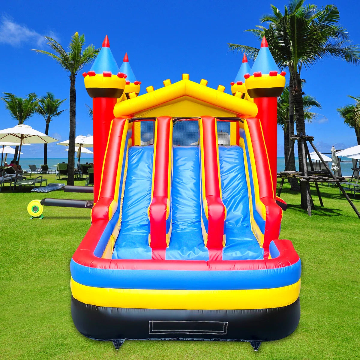 BIG WAVE - 15FT Royal Fortress Triple Lane Combo